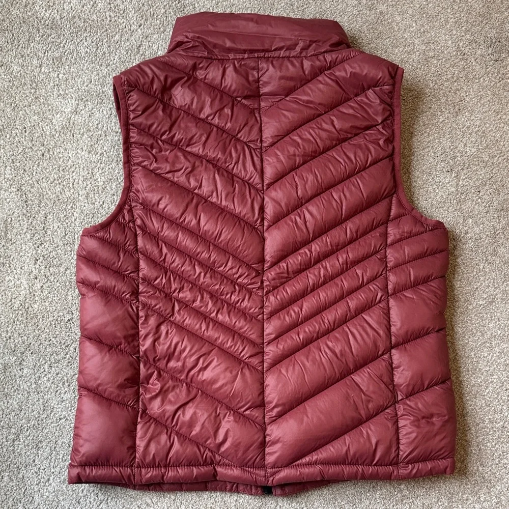 Love Tree Women's Quilted Packable Puffer Vest Size Medium Dark Pink - Picture 7 of 12